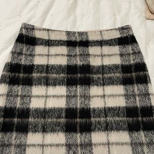 Kate Spade wool plaid miniskirt 12